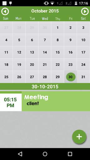 My Calendar screenshot 1