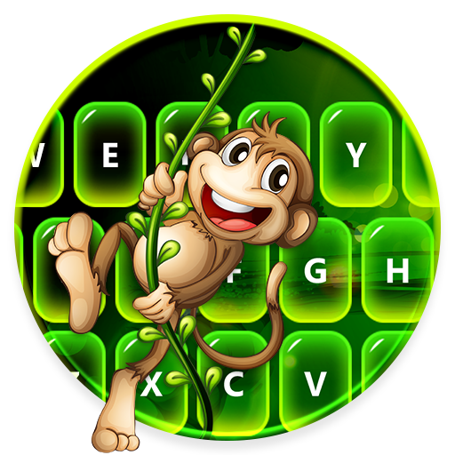 Cuteness Monkey - Keyboard Theme आइकन