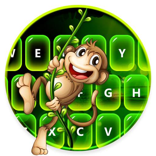 Cuteness Monkey - Keyboard Theme 1.9