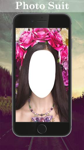 Flowers Hairstyle Photo Editor screenshot 3