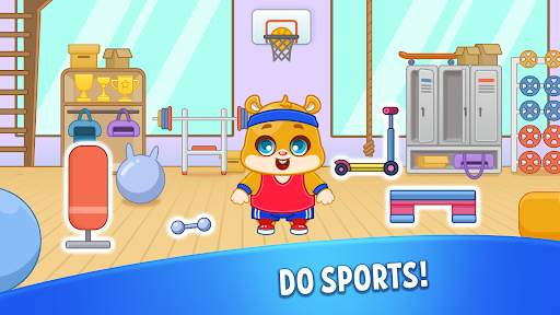 Hamster House: Kids Mini Games स्क्रीनशॉट 16