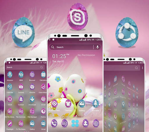 Easter Egg Launcher Theme screenshot 4