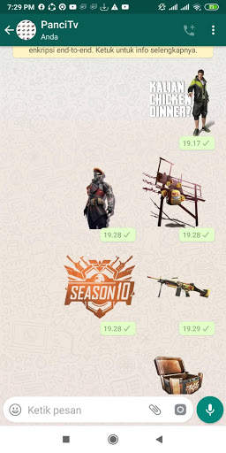 WAStickerApps: PUBG Pack screenshot 3