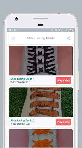 Shoe Lacing Guide - Video Step by Step Offline screenshot 3