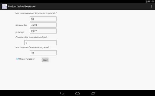 Generate Random Numbers - Free screenshot 22