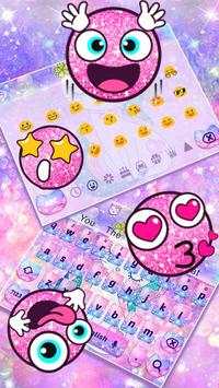 Pink Glitter Unicorn Cat Keyboard screenshot 3