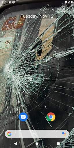 4K Realistic Broken Screen Wallpaper screenshot 7