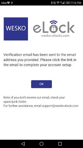 Wesko Lock App 2 تصوير الشاشة