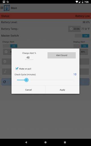 Battery Alert 40-80 Lite screenshot 11
