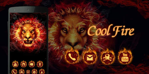 Cool Fire  GO Launcher Theme screenshot 4