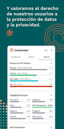 Cronometer - Contador Calorías screenshot 8