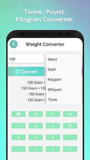 Gram , Kg ,Tons, Milli gram Converter screenshot 4