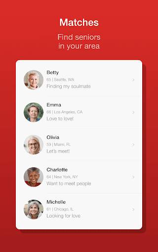 Dating for Seniors App - Meet Mature Singles скриншот 6