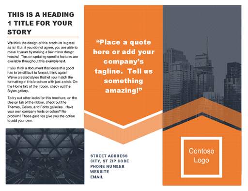 Free Brochures Office Templates 3 تصوير الشاشة