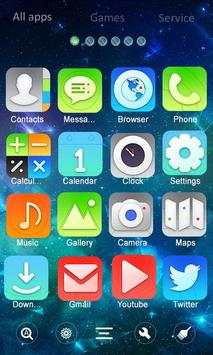 Blue Phone GO Launcher 2 تصوير الشاشة