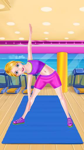 Girl Workout at Gym скриншот 3