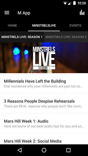 Minstrels App screenshot 2