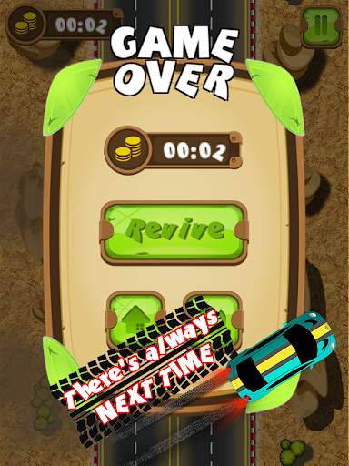 Mad Car Drive 2D: Crazy Driver screenshot 14