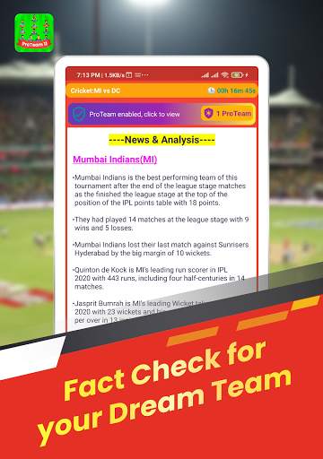 ProTeam11- Fantasy SL GL Team prediction tips news screenshot 15