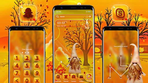 Gnome Autumn Launcher Theme screenshot 2
