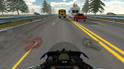 Real Highway Rider - Moto Bike Racing Games screenshot 2