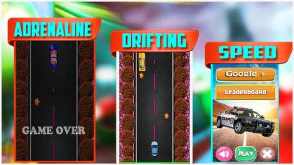 Police Car Racing Drift vs Thief Car Pursuit screenshot 1