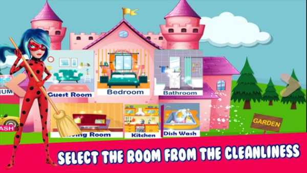Miraculous Chat Noir Cleaning House Game screenshot 1