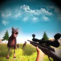 Wild Zombie Dog Survival - City Sniper Gun Shooter logo