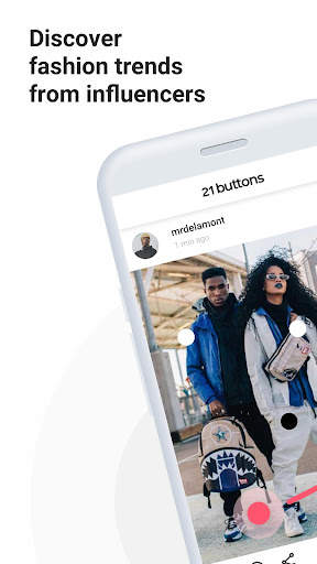 21 Buttons: Fashion Social Net screenshot 1