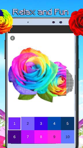 Flowers Coloring Book By Pixel 4 تصوير الشاشة