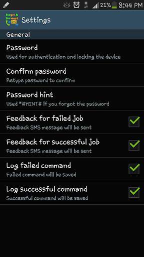 Remote Call/SMS Forward (Lite) screenshot 5