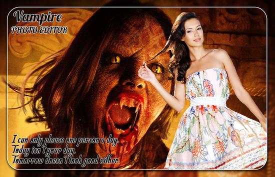 Vampire Photo Editor 3 تصوير الشاشة