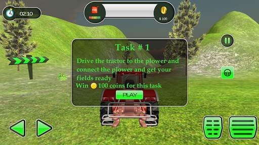 Farming Life Simulation Tractor Drive 2018 screenshot 4