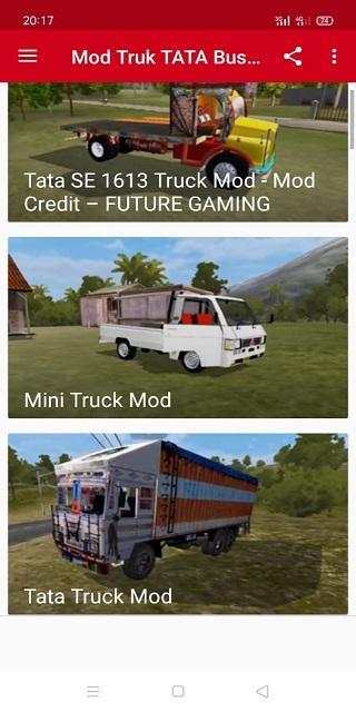 TATA Truck Bus Mod Livery screenshot 2