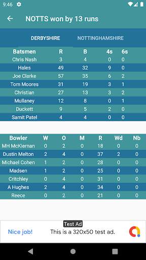 Live cricket match India screenshot 3