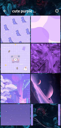 cute purple wallpapers screenshot 1
