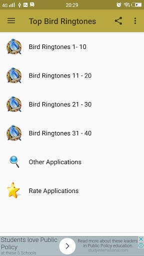 Top Bird Ringtones screenshot 2