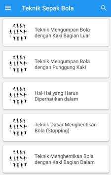 Teknik Dasar Permainan Sepak Bola screenshot 6