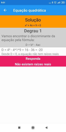 Equação quadrática screenshot 6