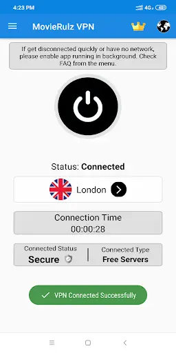 MovieRulz VPN - Free Unlimited VPN скриншот 1
