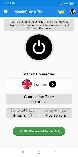 MovieRulz VPN - Free Unlimited VPN screenshot 1
