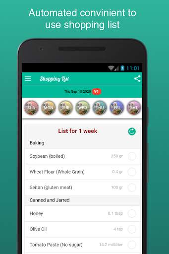 Fitness Meal Planner screenshot 3