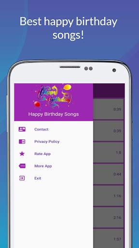 Happy birthday song - birthday song mp3 screenshot 1
