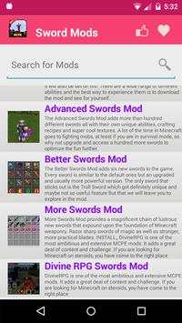 Pedang Mod Untuk MCPE. screenshot 2