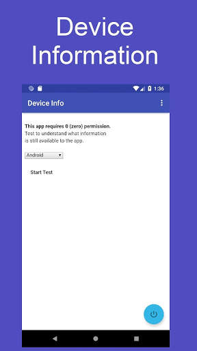 Information Capabilities of a Zero Permission App screenshot 2