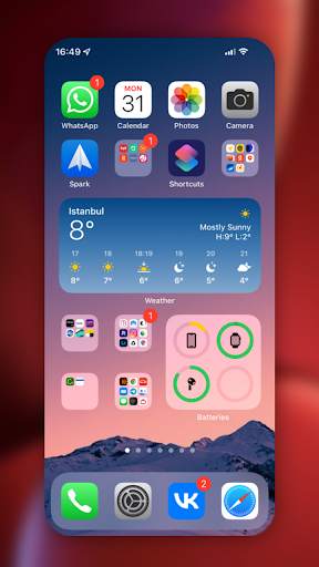 iOS Launcher MX screenshot 1