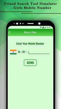 Friend Search Tool Simulator - Girls Mobile Number 3 تصوير الشاشة