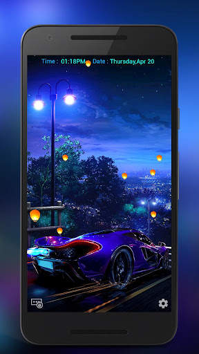 Car Live Lock Screen screenshot 2