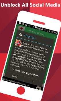 Super VPN screenshot 3