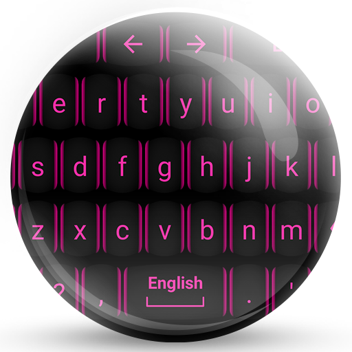 Keyboard Theme Neon Pink icon